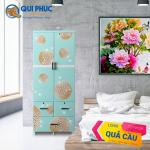 Tủ nhựa LOUIS 2 tầng Quả Cầu 3D